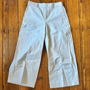Uniqlo Off-White Wide-Leg Pants